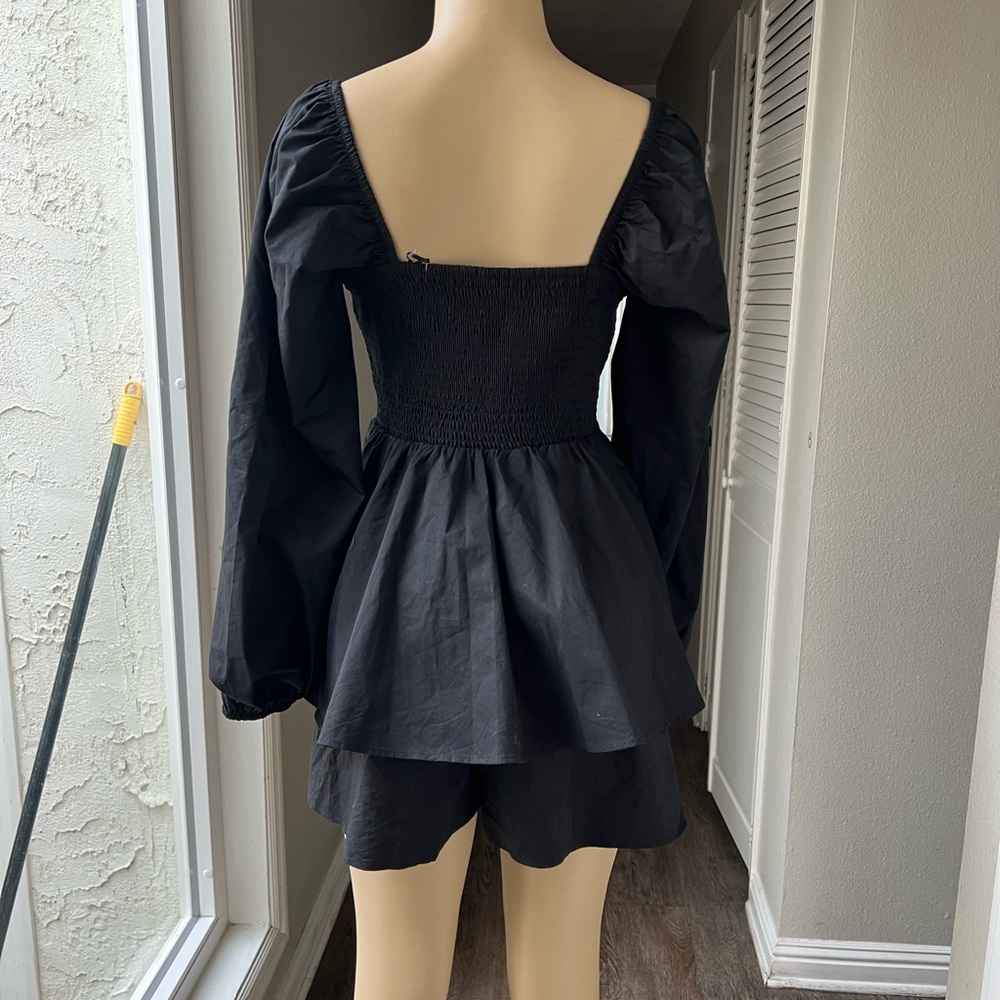 Express Black Long Sleeve Dress - Picture 3 of 7